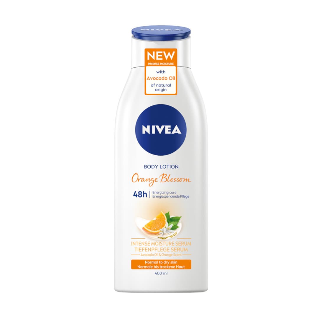 

Nivea Body Energizująco Nawilżający Balsam do ciała Orange Blossom 48H do skóry normalnej i suchej 400ml