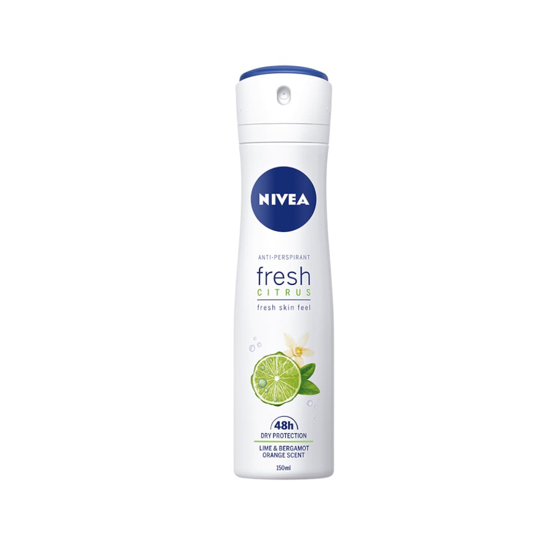 

Nivea Dezodorant Fresh Citrus 48h spray damski 150ml