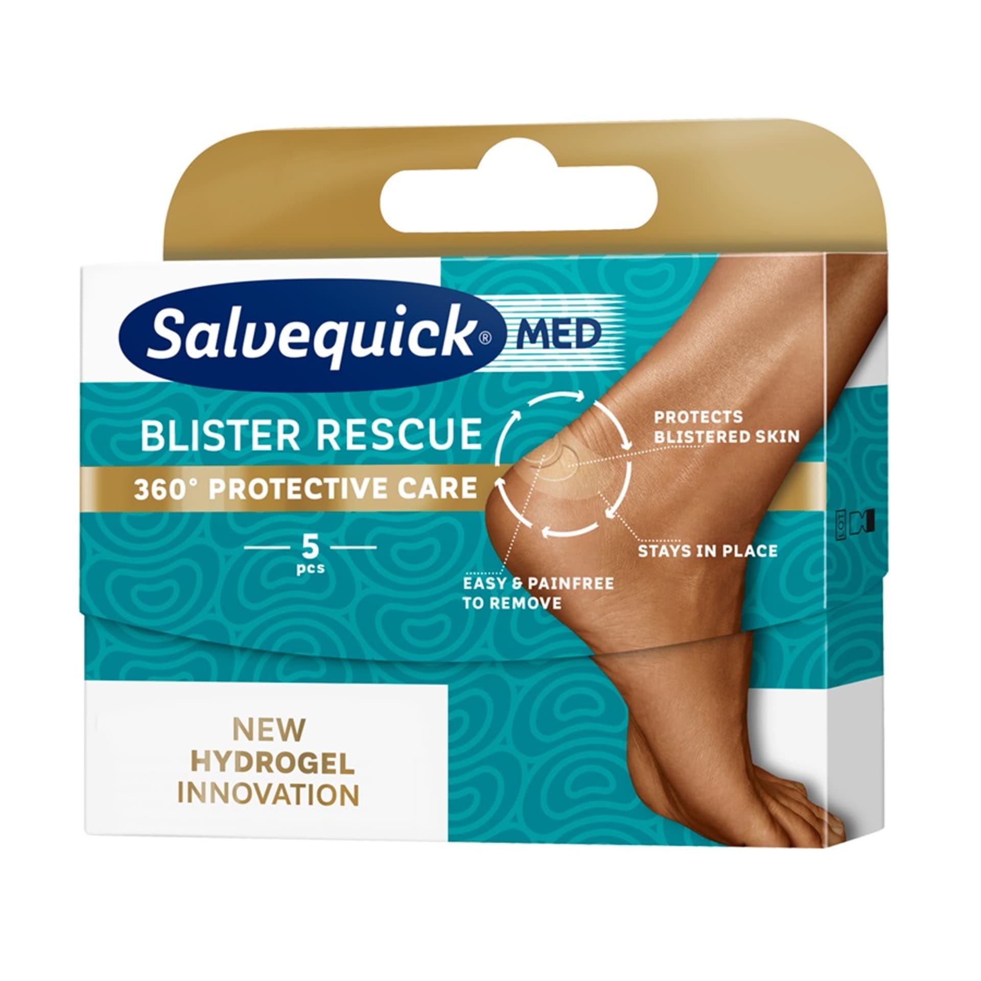 

Salvequick Med Blister Rescue Plastry na pęcherze 360 Protective Care 1op.-5szt