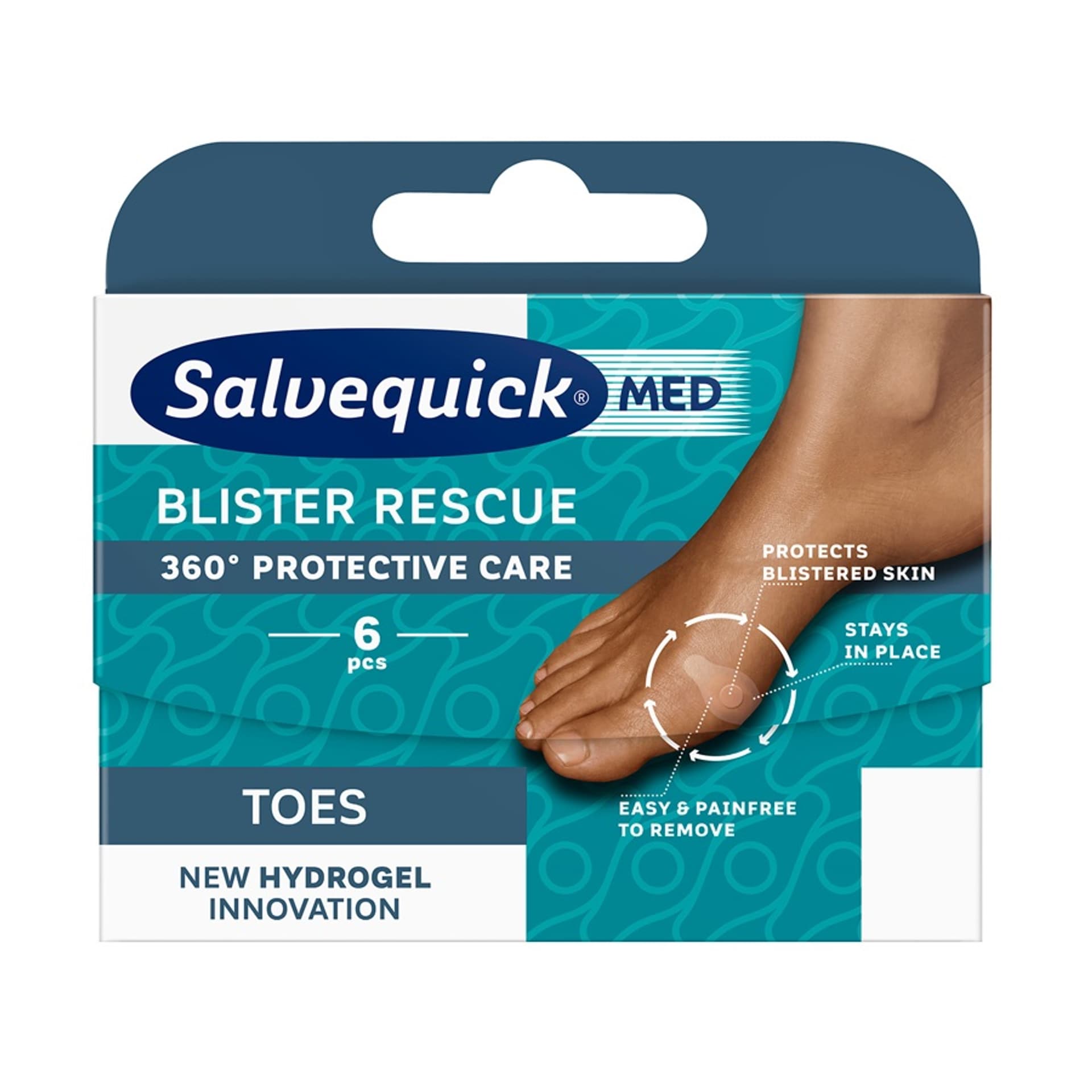 

Salvequick Med Blister Rescue Plastry na palce 360 Protective Care 1op.-6szt