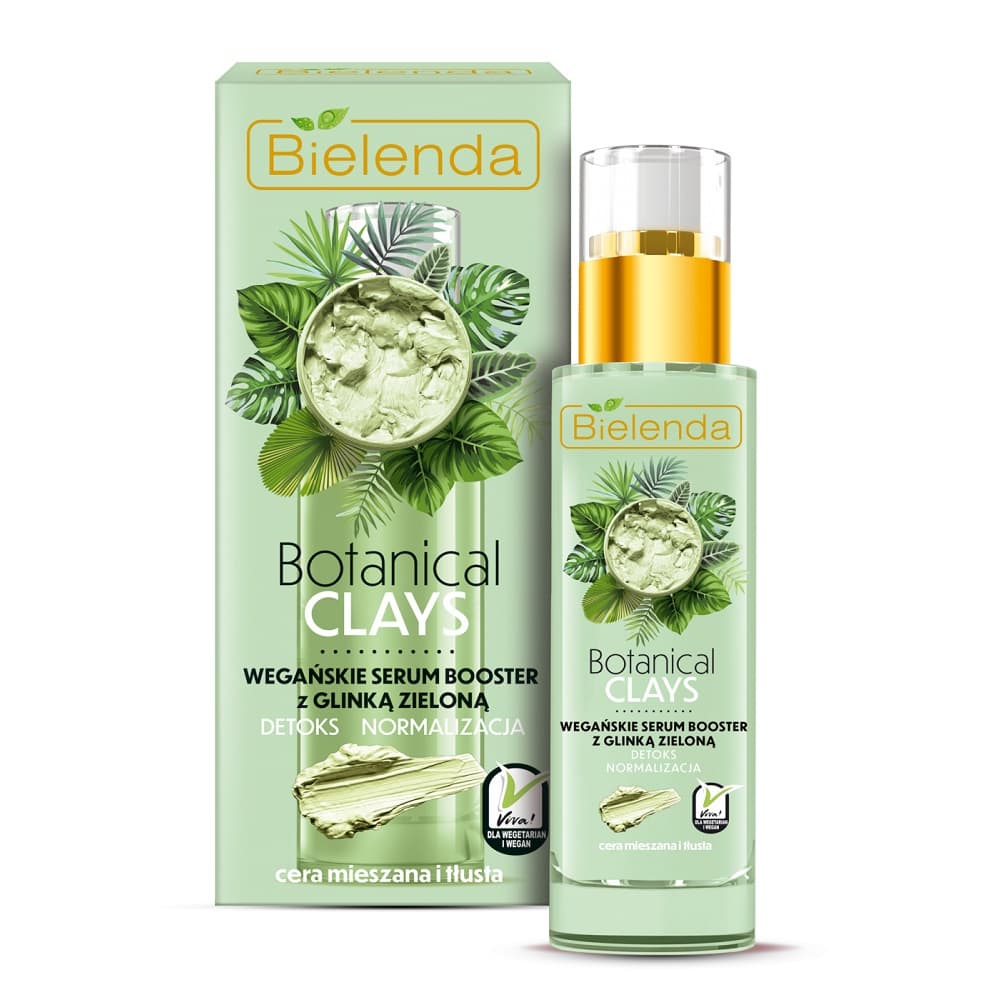 

Bielenda Botanical Clay Zielona Glinka Wegańskie Serum Booster do twarzy 30ml