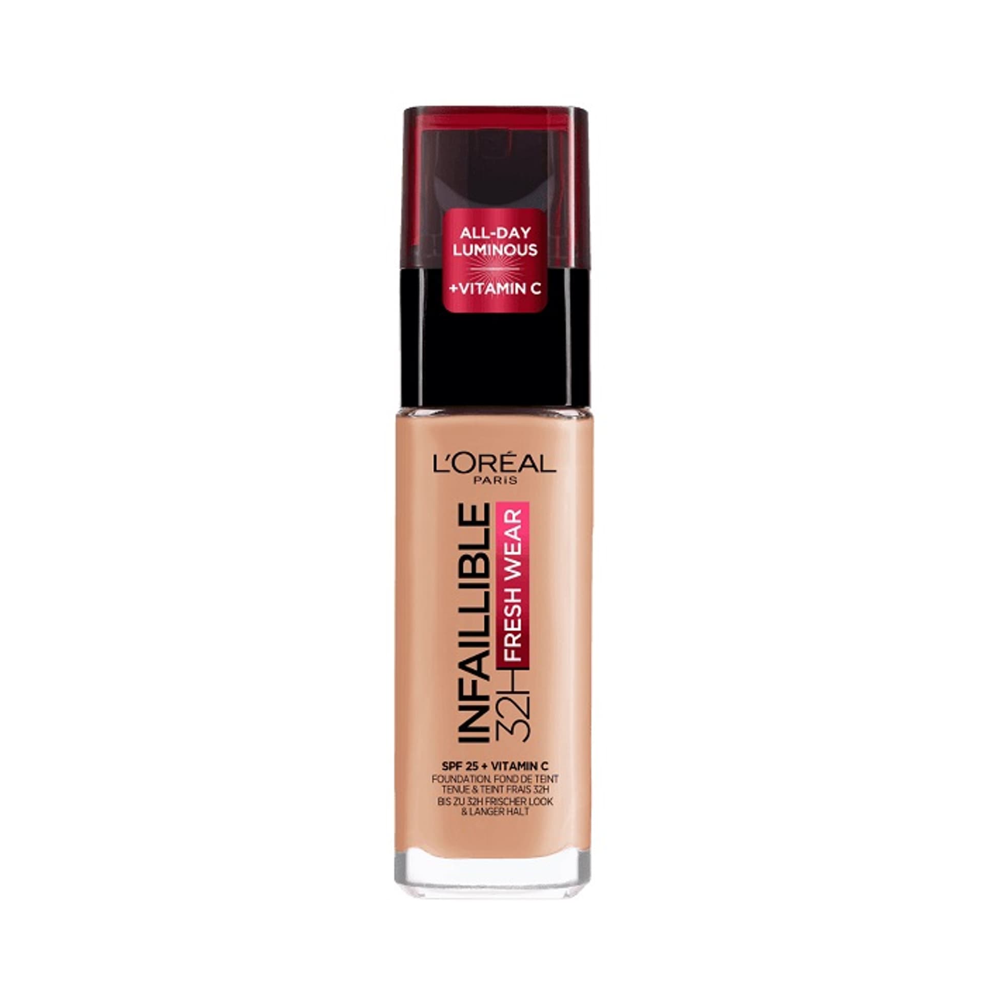 

L'OREAL Infaillible 32H Fresh Wear Make-Up Foundation SPF 25+ długotrwały podkład do twarzy 160 Rose Linen 30ml