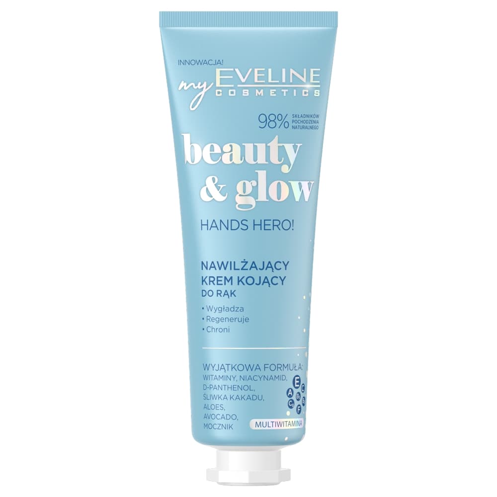 

Eveline Cosmetics Beauty Glow nawilżający krem kojący do rąk 50ml