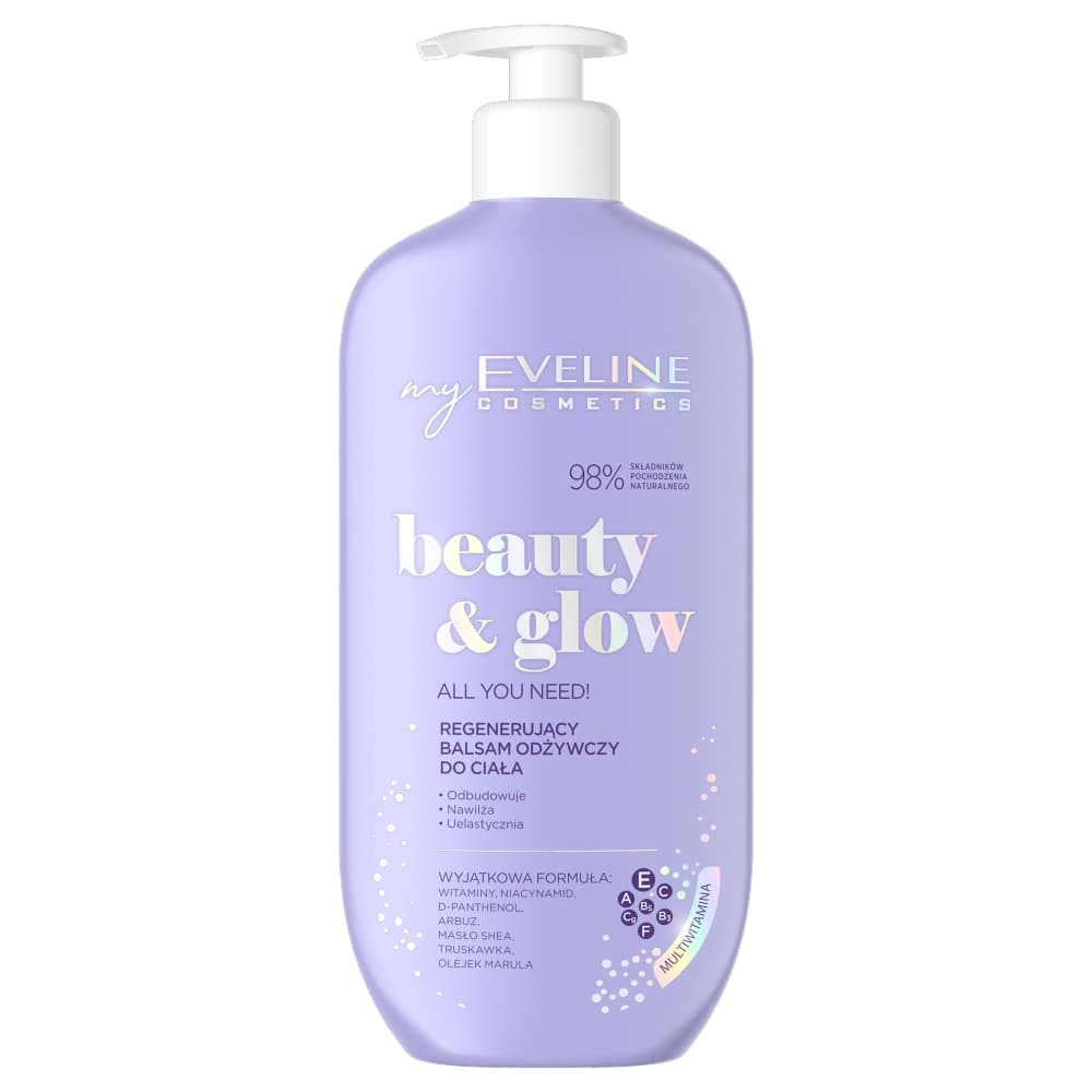 

Eveline Cosmetics Beauty Glow regenerujący balsam odżywczy do ciała 350ml