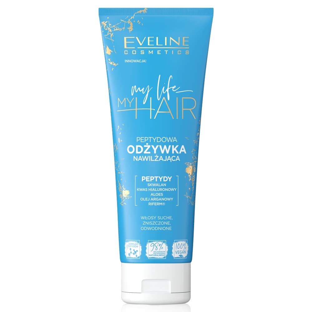 

Eveline My Life My Hair Peptydowa Odżywka nawilżająca do włosów suchych,zniszczonych i odwodnionych 250ml