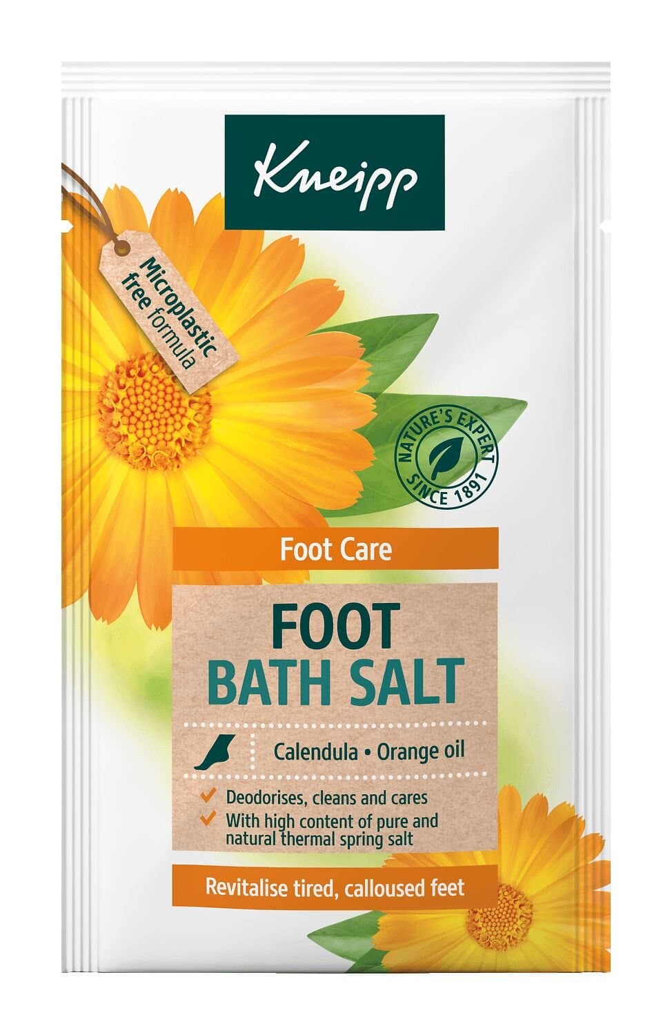 

Kneipp Foot Care Foot Bath Salt Calendula Orange Oil Sól do kąpieli 40 g (U)