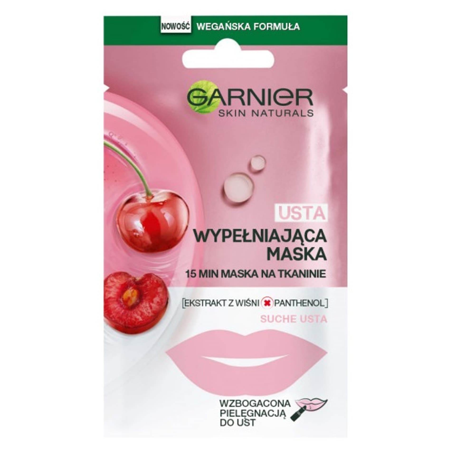 

Garnier Skin Naturals Maska na Usta Cherry