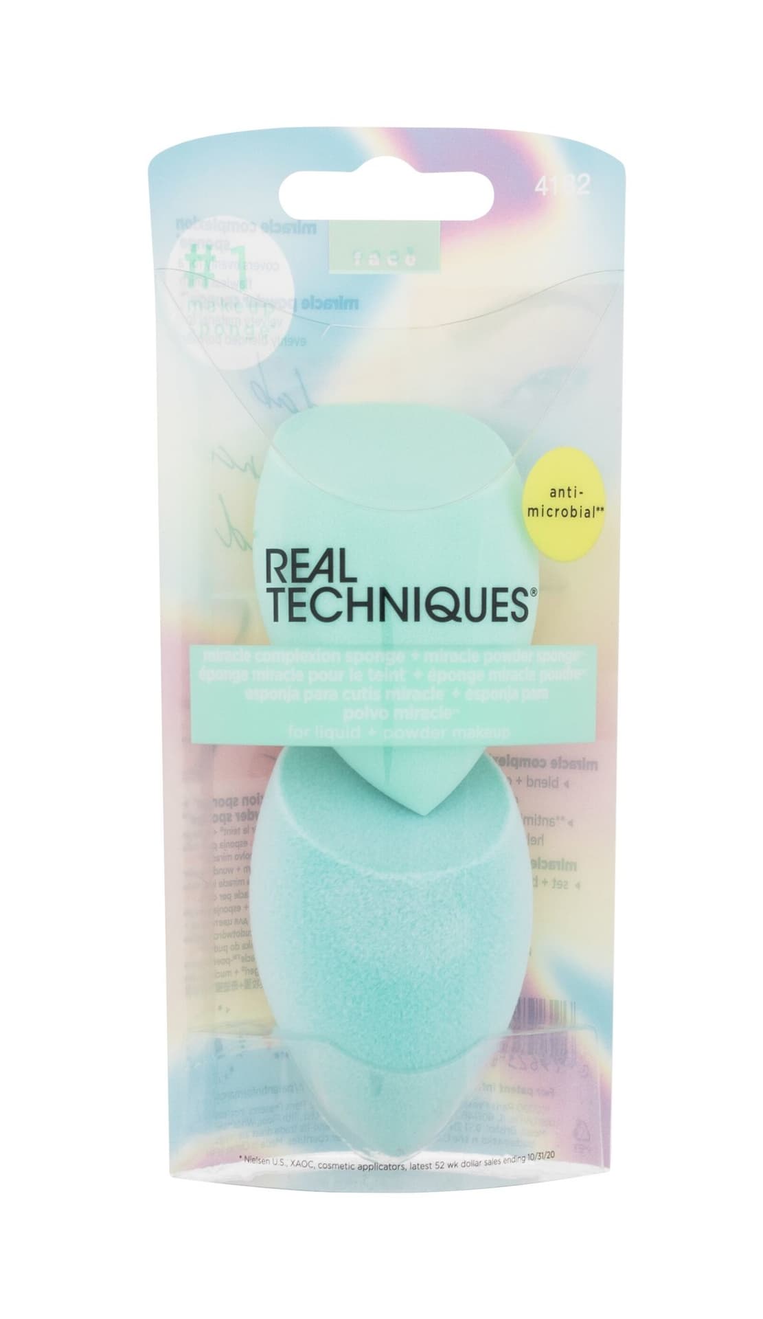 

Real Techniques Miracle Complexion Sponge Summer Haze gąbeczka do pokładu 1 szt. + gąbeczka do pudru 1 szt. (W)