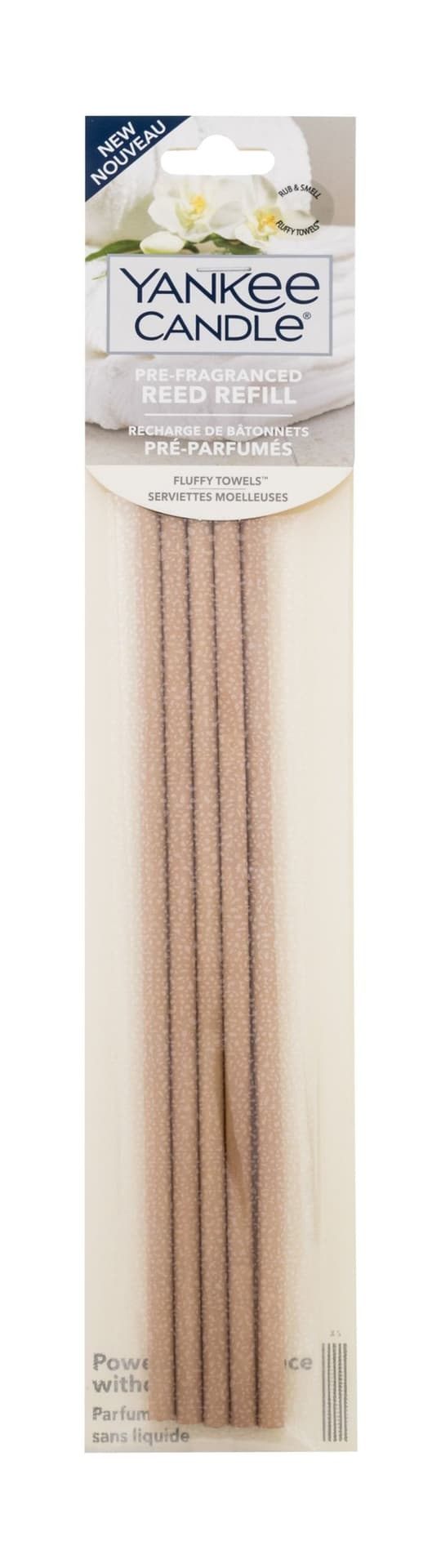 

Yankee Candle Fluffy Towels Pre-Fragranced Reed Refill Patyczki zapachowe 5 szt (U)