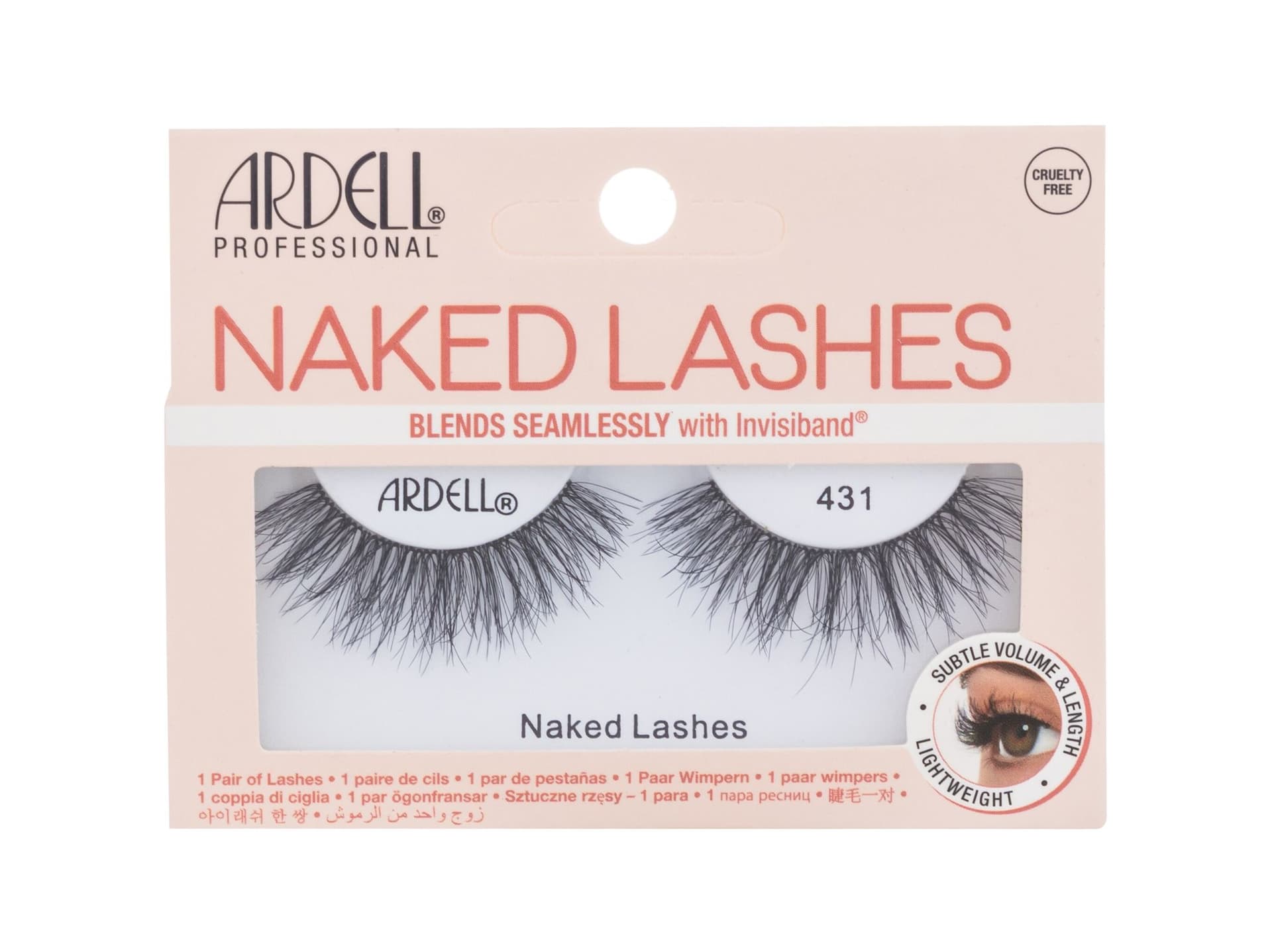

Ardell Black Naked Lashes 431 Sztuczne rzęsy 1 szt (W)
