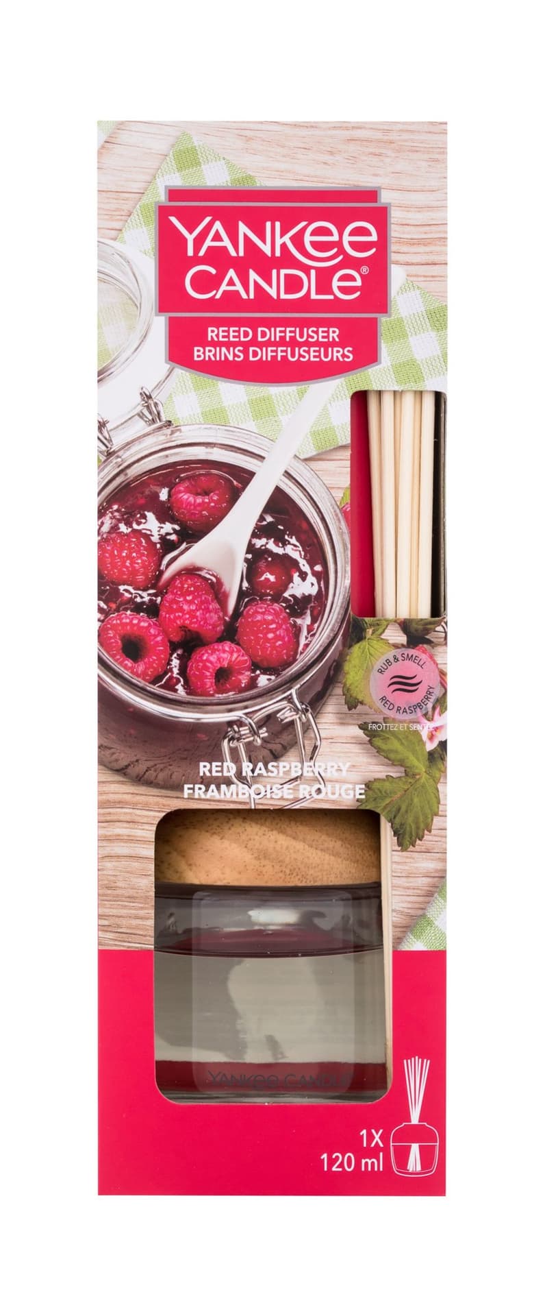 

Yankee Candle Red Raspberry Pałeczki zapachowe 120 ml (U)