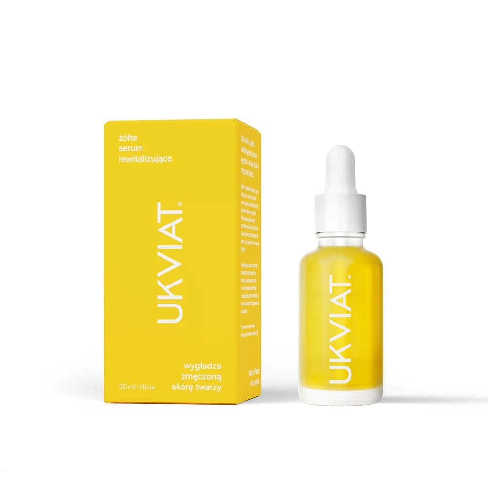 

UKVIAT Żółte serum rewitalizujące wygładza zmęczoną skórę twarzy 30ml
