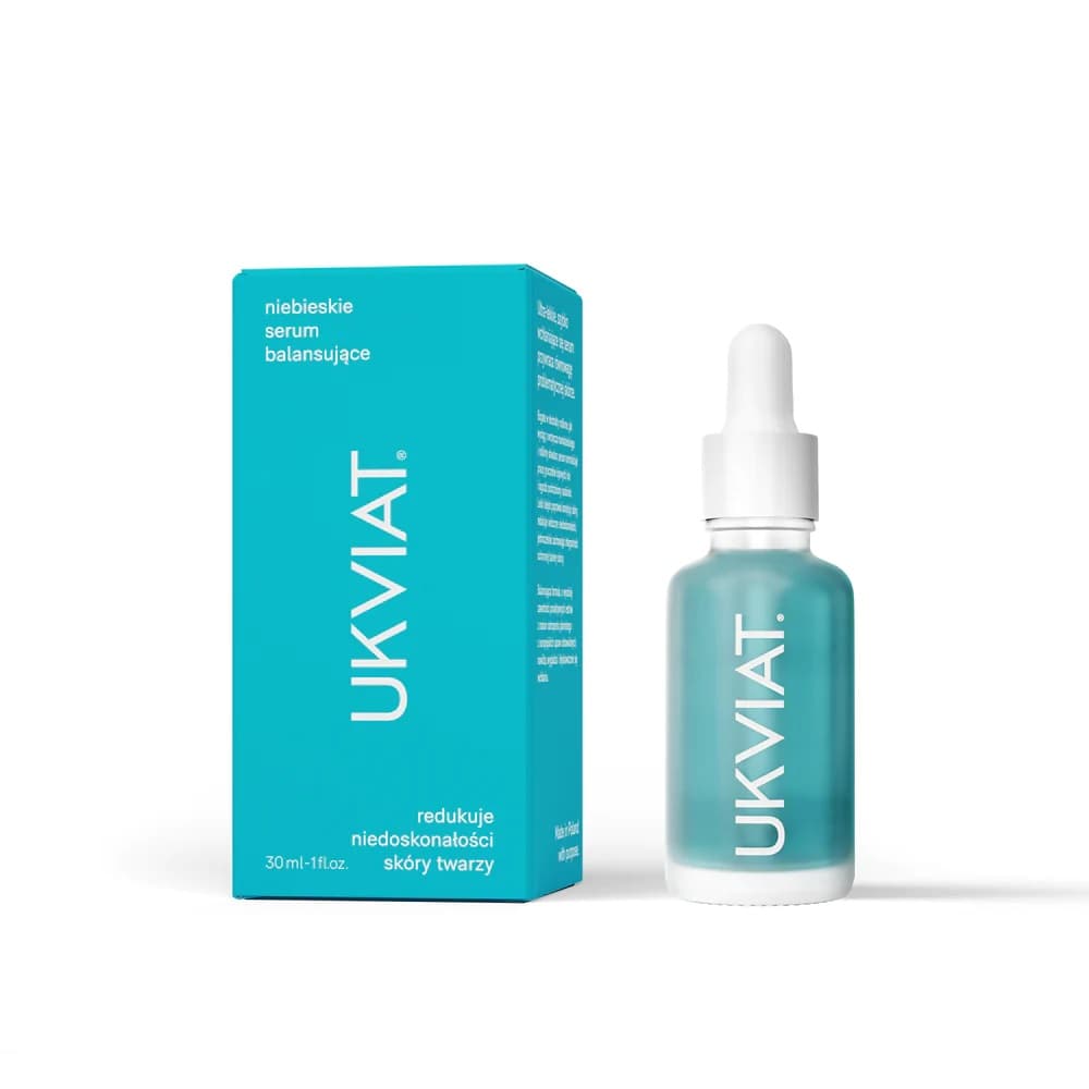 

UKVIAT Niebieskie serum balansujące redukcja niedoskonałości skóry twarzy 30ml