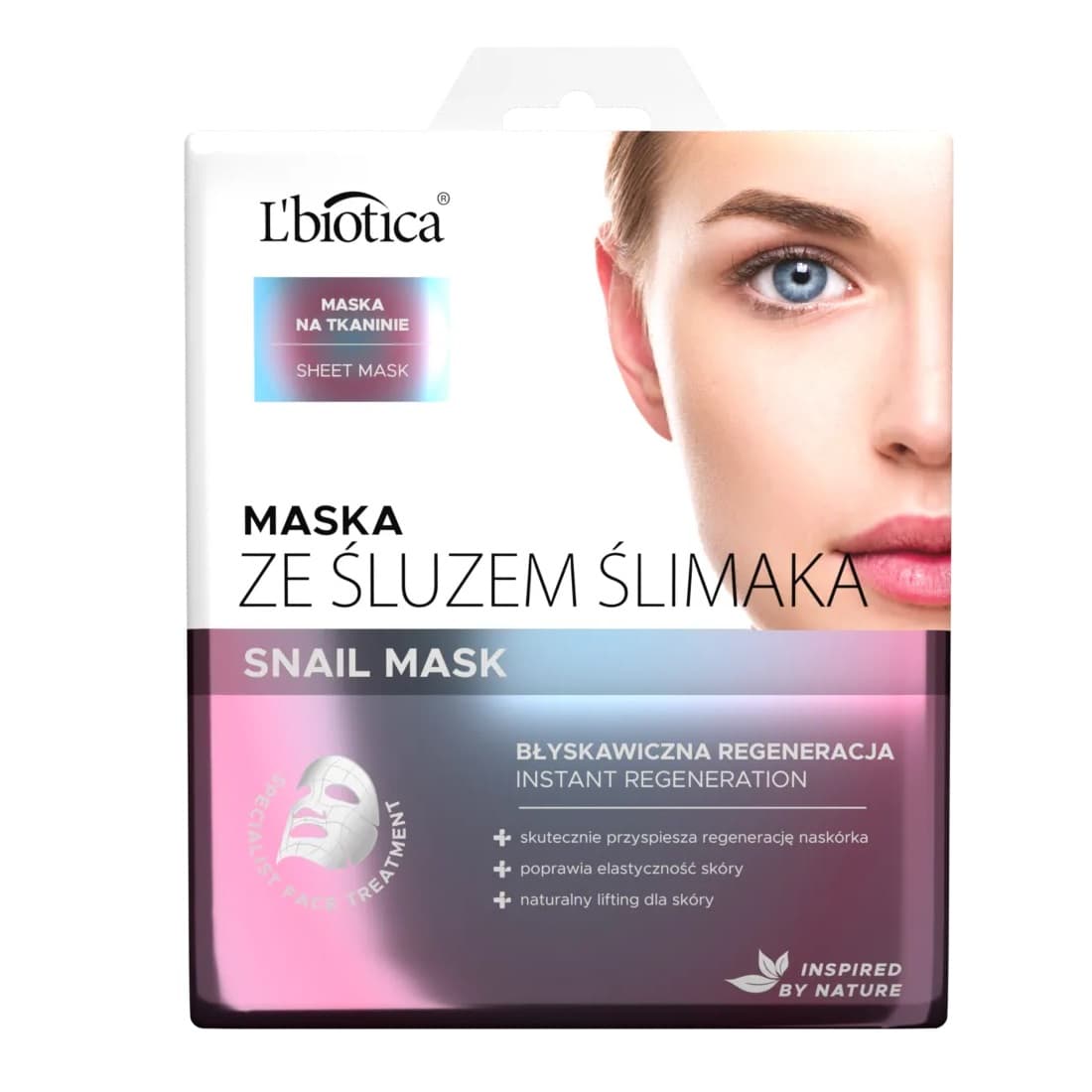 

LB L`biotica Maska Snail na tkaninie 23ml