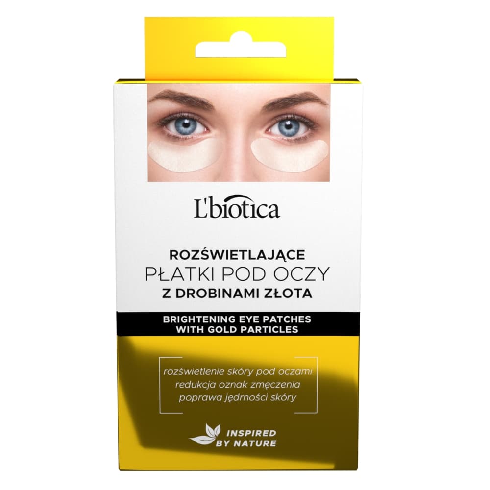 

LB L`biotica Płatki p/oczy Rozświetlające ze złote