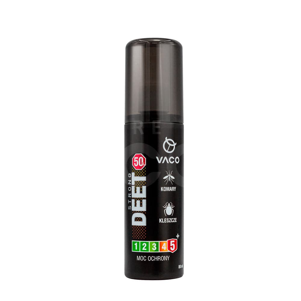 

VACO STRONG DEET 50 Płyn na kleszcze,komary i meszki 80ml