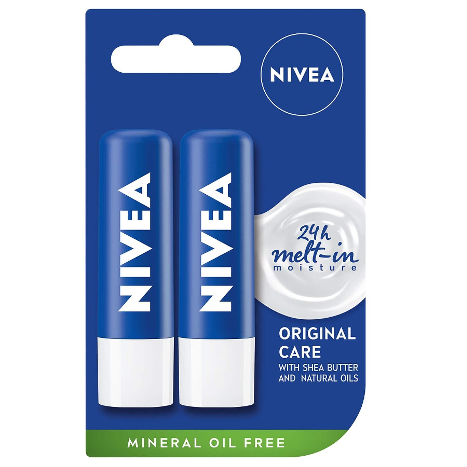 

Nivea Lip Care DUO Pomadka ochronna Original Care 4.8mlx2