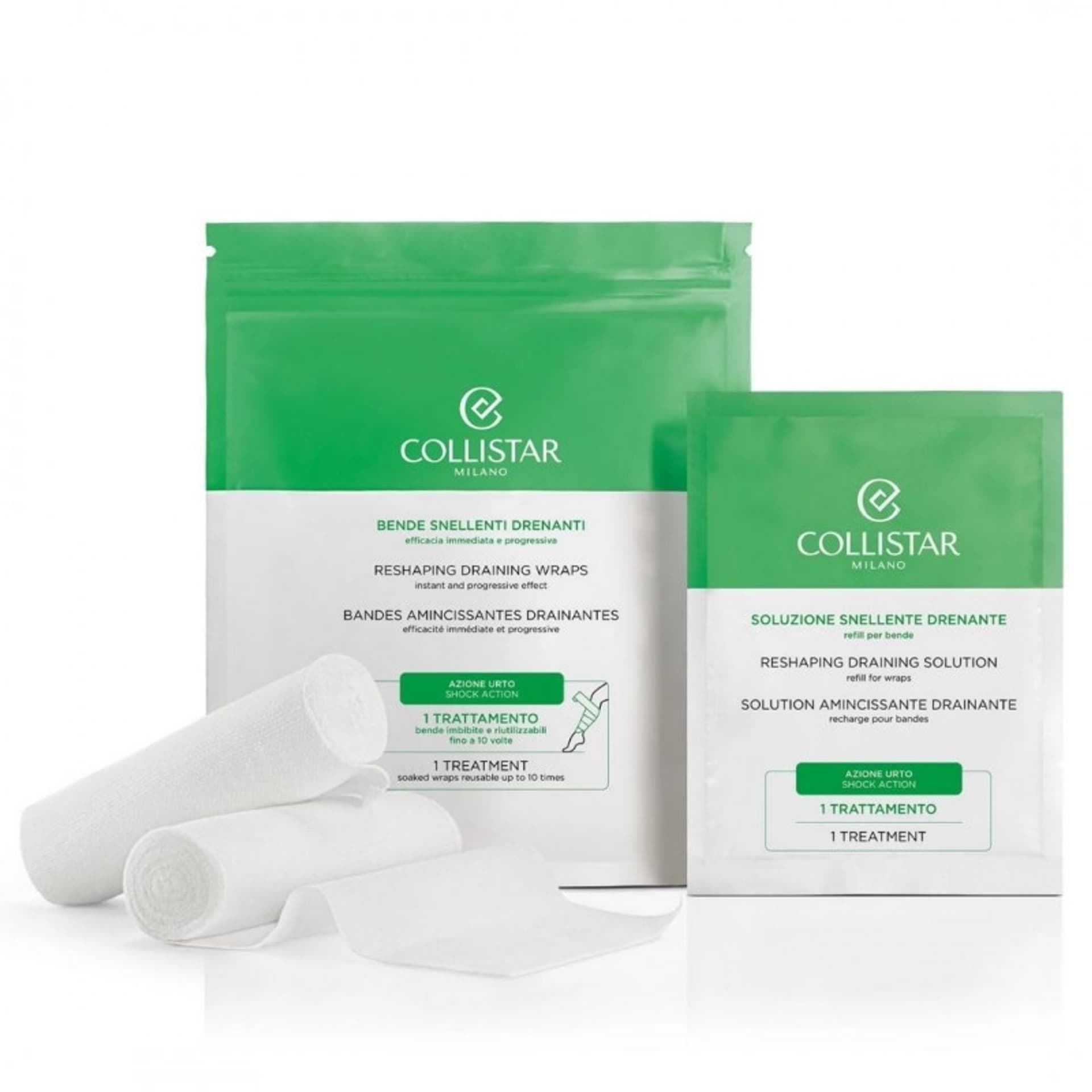 

COLLISTAR Slimming Draining Bandages drenażowe bandaże wyszczuplające 2x100ml
