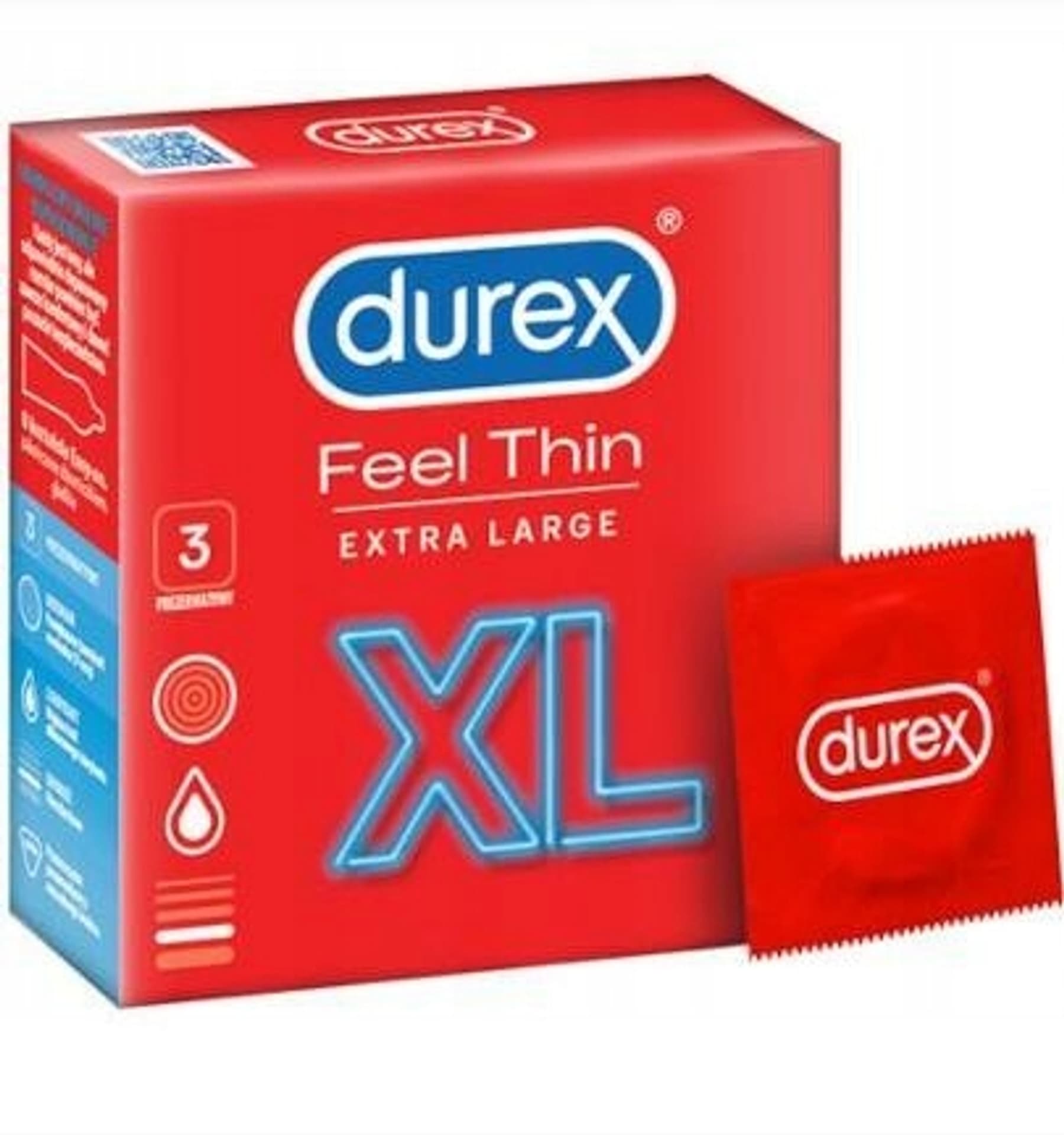 

Durex Feel Thin XL 3 szt.