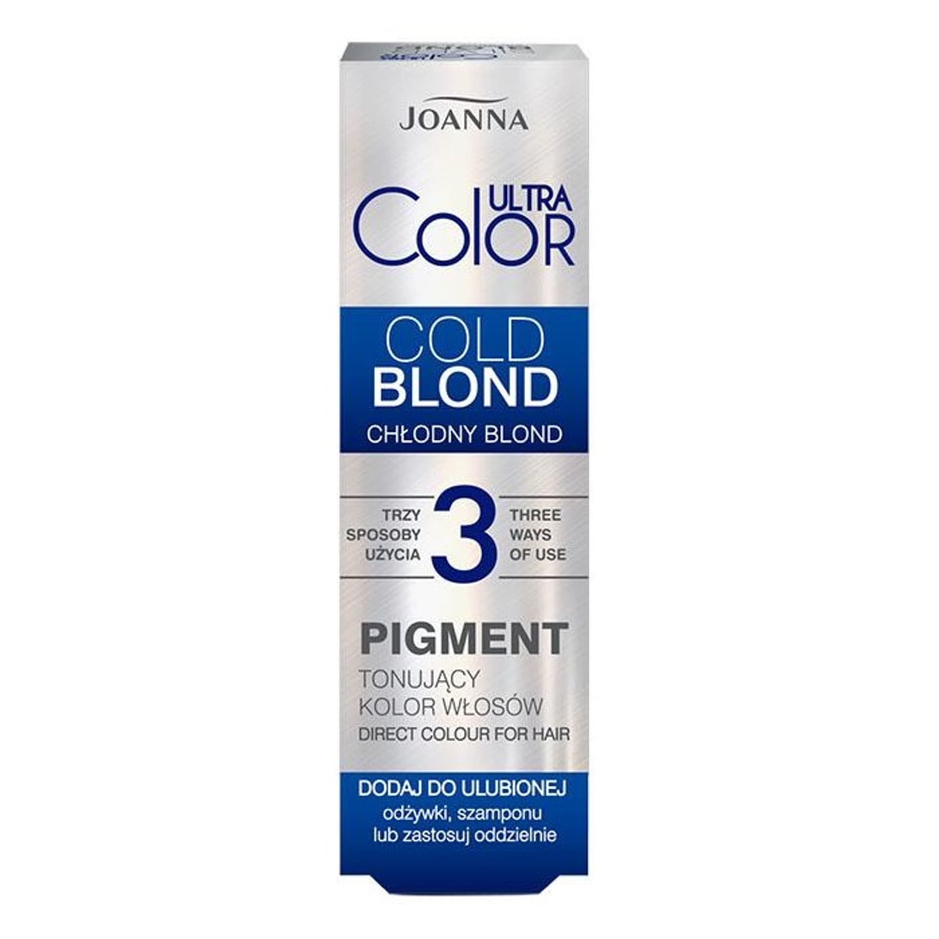 

Joanna Ultra Color Pigment tonujący kolor włosów chłodny blond