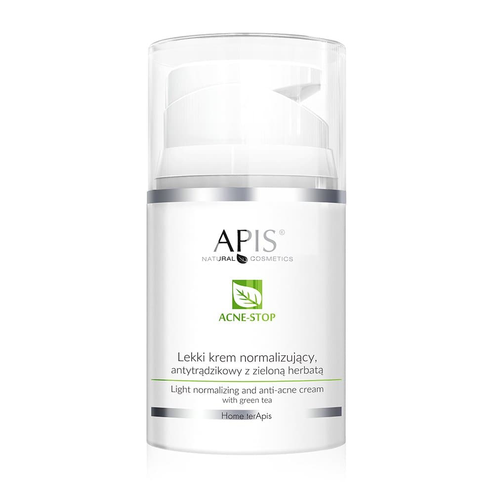 

Apis lekki krem normalizujący, antytrądzikowy - zielona herbata 50 ml