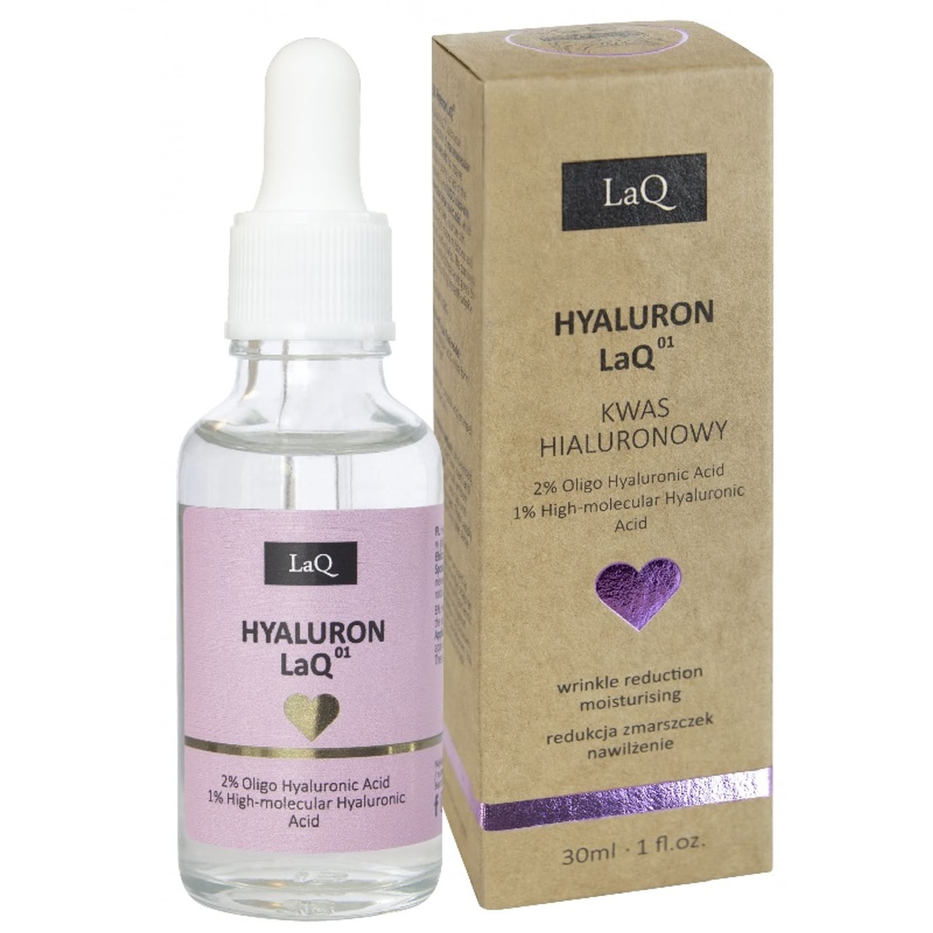 

LaQ Kocica Piwonia Hyaluron LaQ 01 - Kwas Hialuronowy 30ml