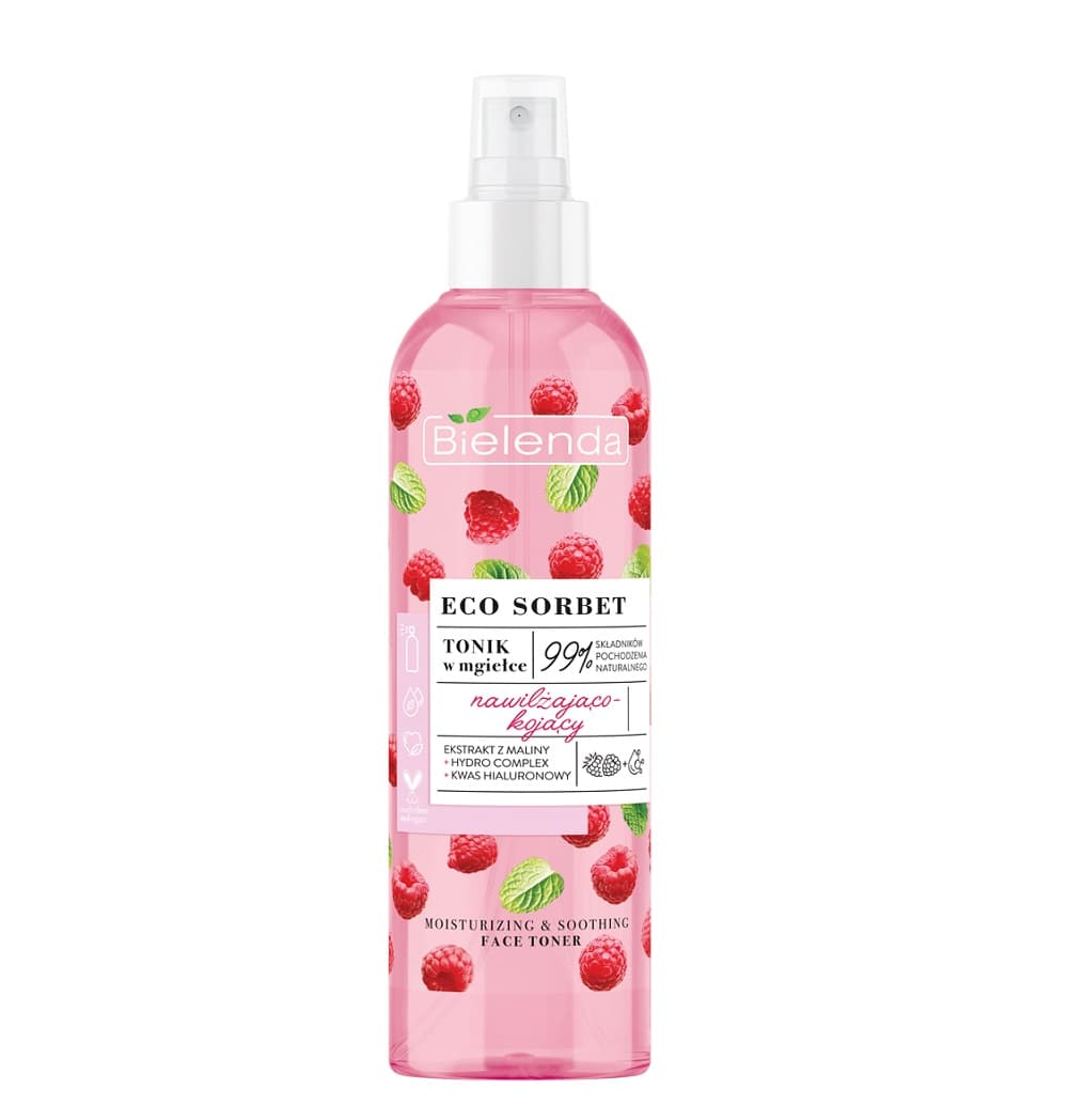 

Bielenda Eco Sorbet Malina Tonik w mgiełce do twarzy nawilżająco-kojący 200ml