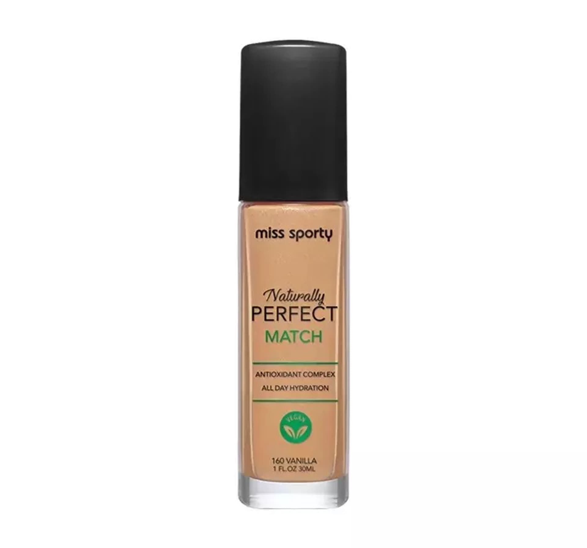 

Miss Sporty Naturally Perfect Match wegański podkład nawilżający 160 Vanilla 30ml