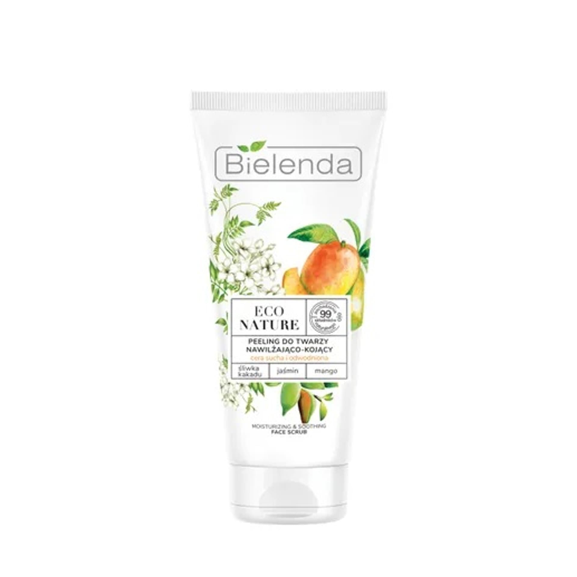 

Bielenda Eco Nature peeling do twarzy nawilżająco-kojący Śliwka Kakadu Jaśmin Mango 150g