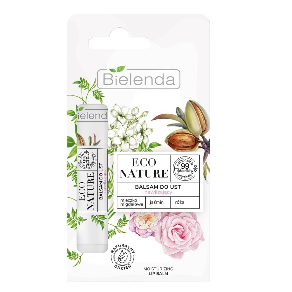 

Bielenda Eco Nature balsam do ust nawilżający Mleczko migdałowe Jaśmin Róża 10g