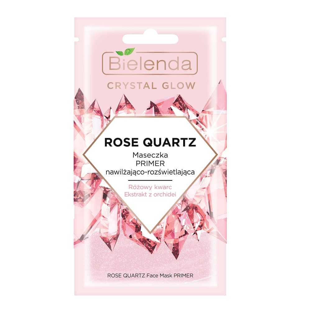 

Bielenda Crystal Glow Maseczka PRIMER nawilżająco-rozświetlająca Rose Quartz 8g