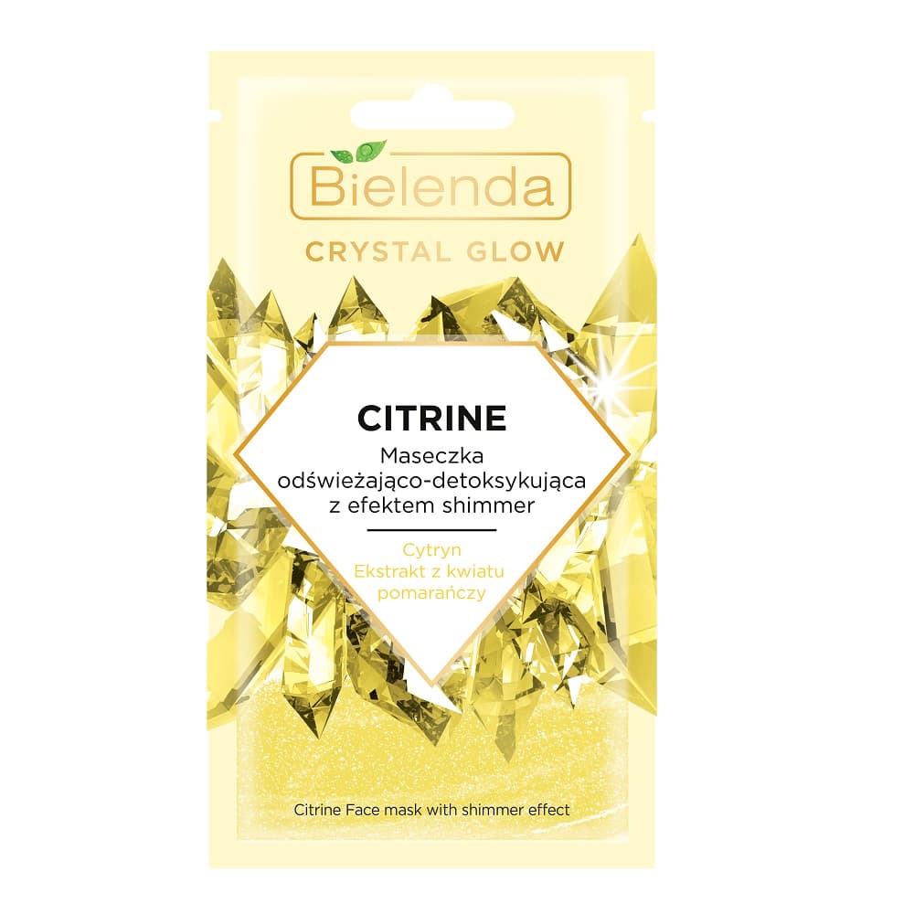 

Bielenda Crystal Glow Maseczka odświeżająco-detoksykująca Citrine 8g