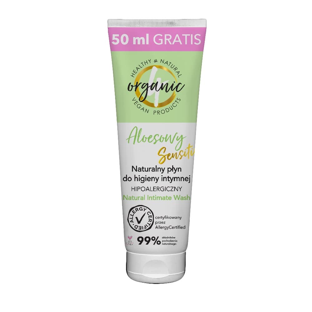

4organic Naturalny płyn do higieny intymnej Aloesowy 250ml