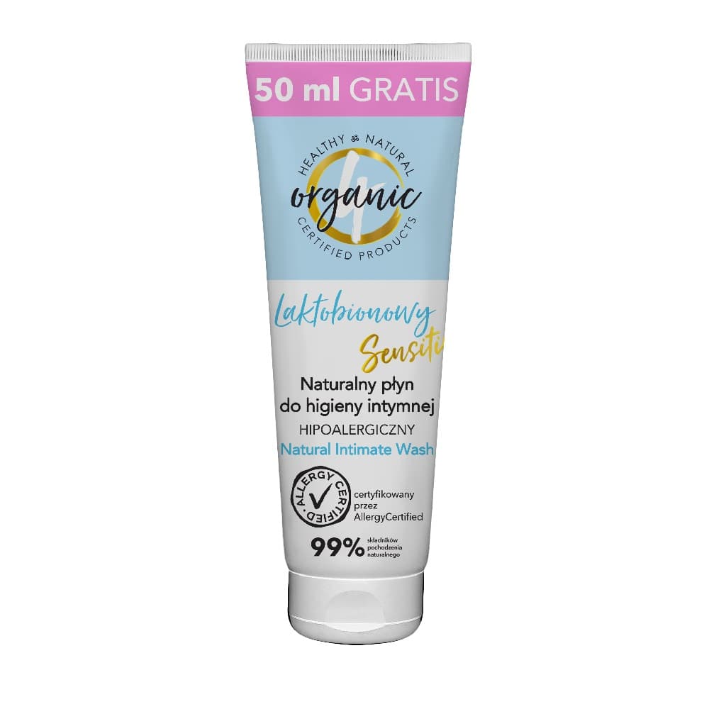 

4organic Naturalny płyn do higieny intymnej Laktobionowy 250ml