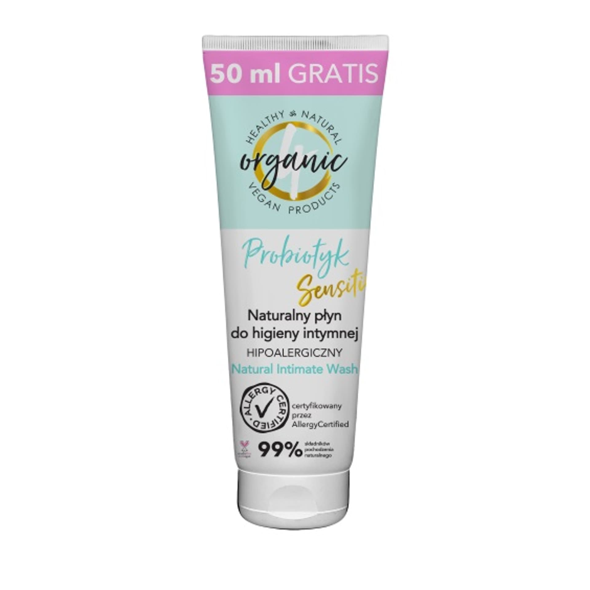 

4organic Naturalny płyn do higieny intymnej Probiotyk 250ml