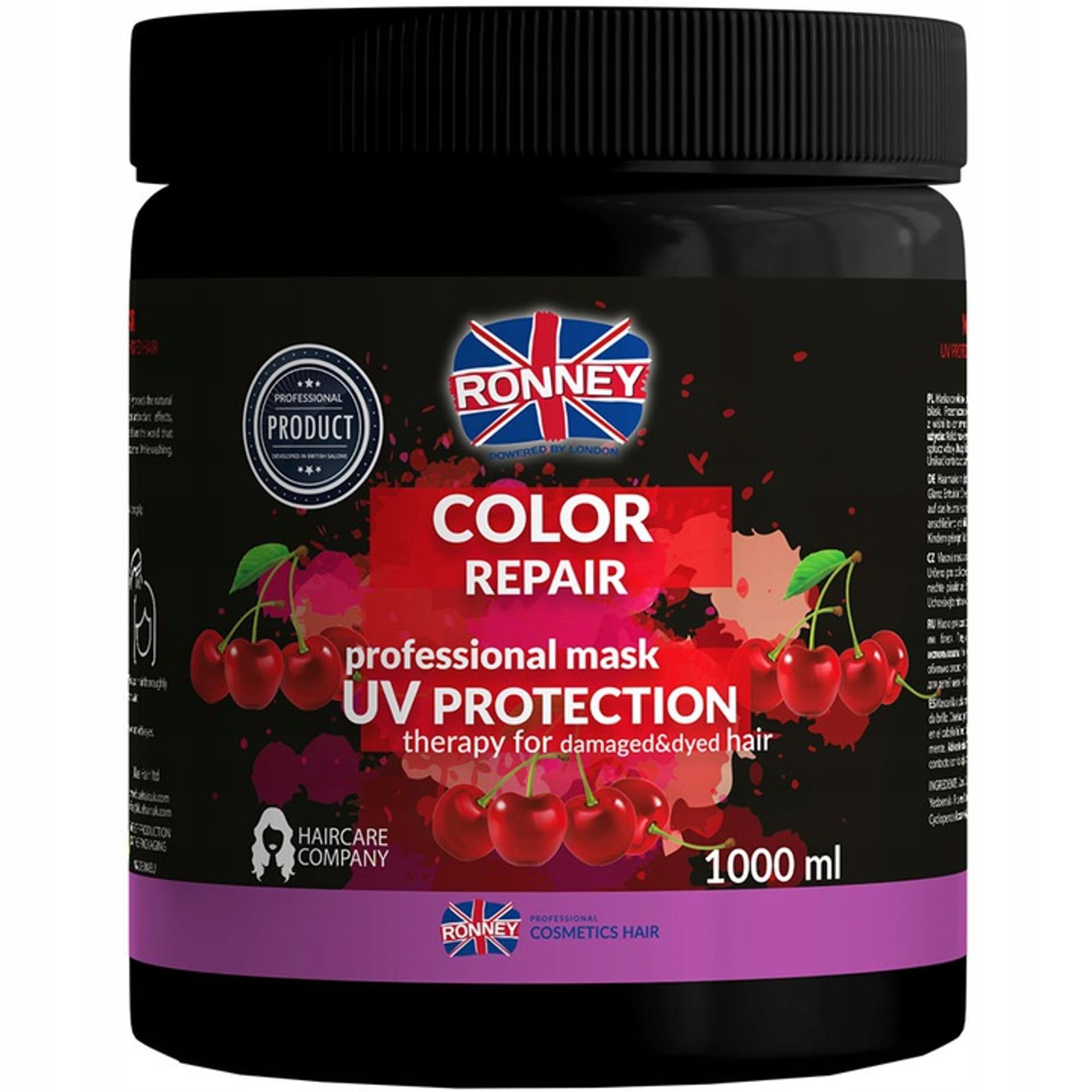 

Ronney Color Repair Professional Mask UV Protection maska chroniąca kolor z ekstraktem z wiśni 1000ml