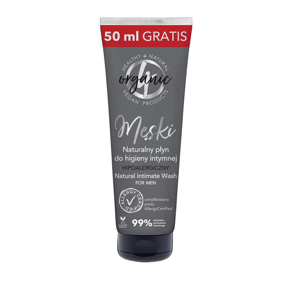

4organic Męski płyn do higieny intymnej dla mężczyzn 250ml
