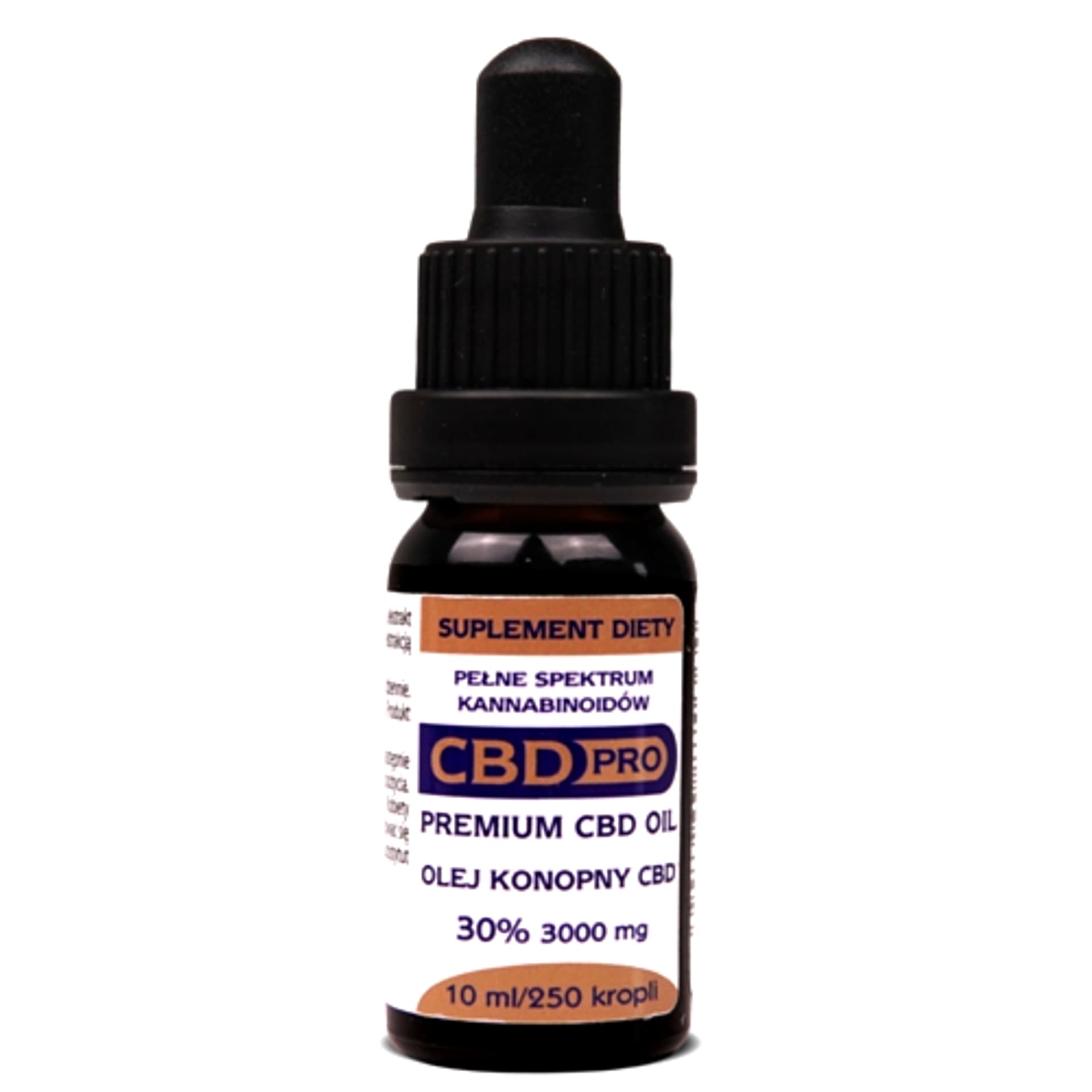 

CBD Pro Olej konopny 30% 3000mg suplement diety w kroplach 10ml