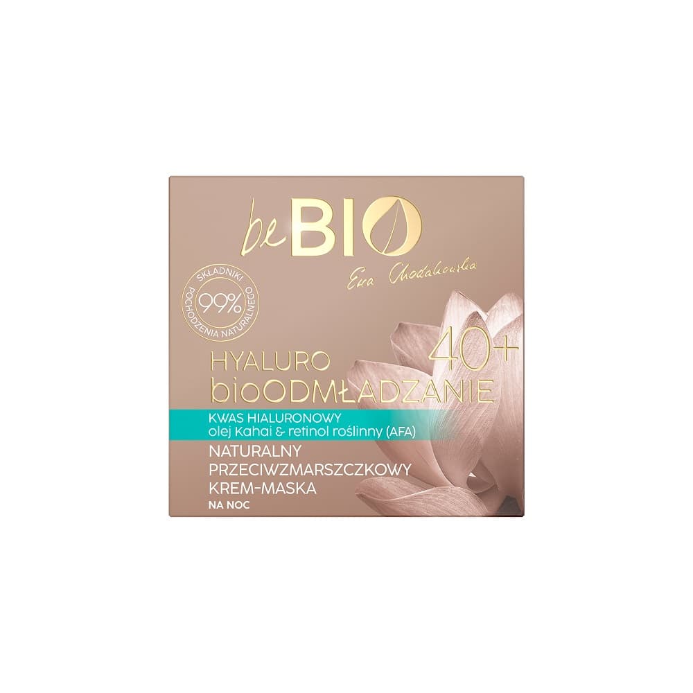 

BE BIO Bio Odmładzanie 40+ Naturalny krem-maska do twarzy na noc 50ml
