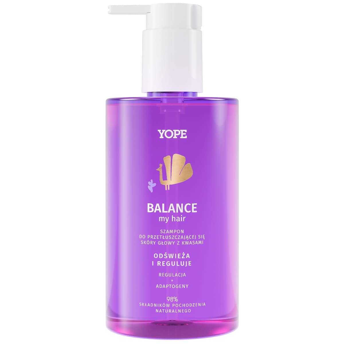 

Yope hair Balance Szampon do przetłuszczającej się skóry głowy z kwasami 300 ml