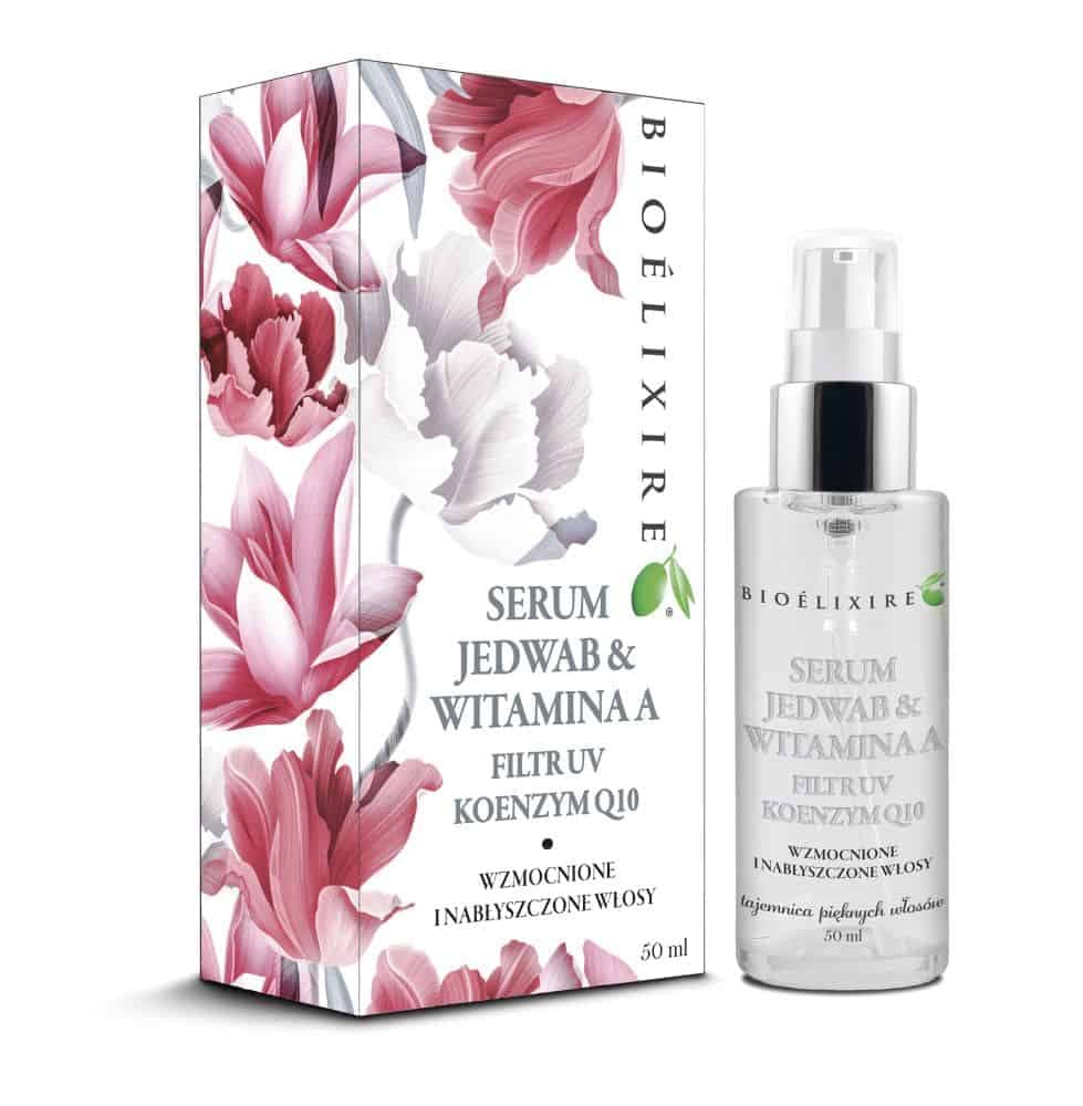 

Bioelixire Jedwab Witamina A wzmacniające serum do włosów wzbogacone o filtr UV i koenzym Q10 50ml