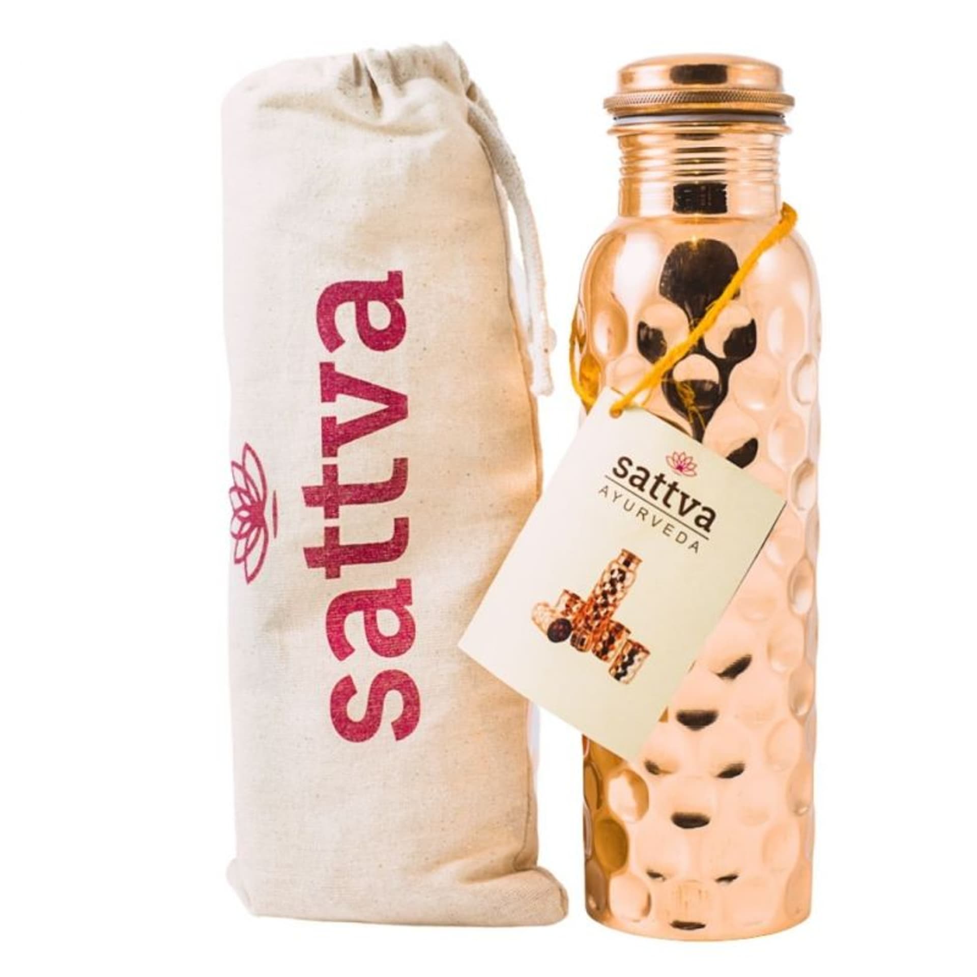 

Sattva Butelka miedziana diamentowa 950ml