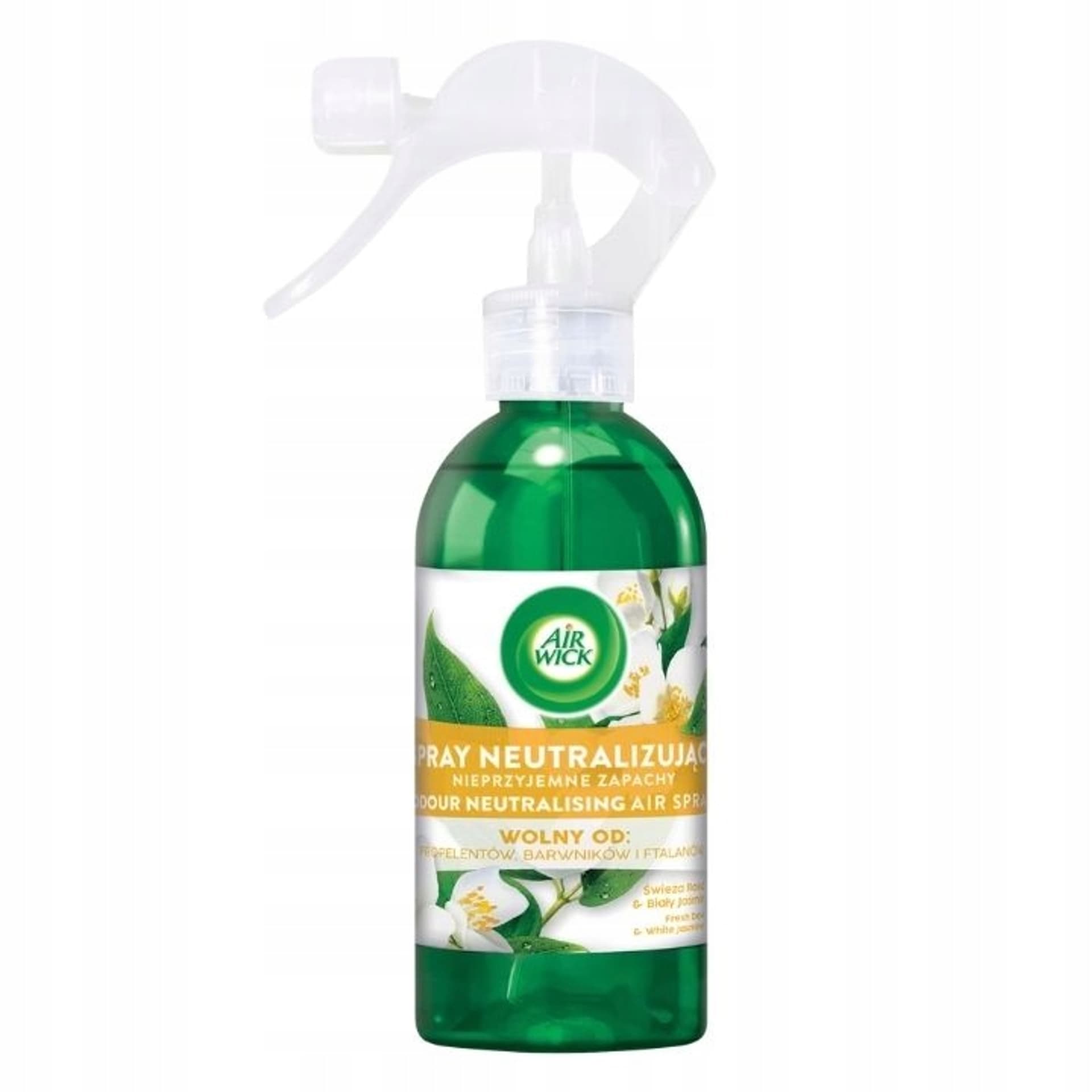 

Air Wick Spray neutralizujący nieprzyjemne zapachy Świeża Rosa Biały Jaśmin 237ml