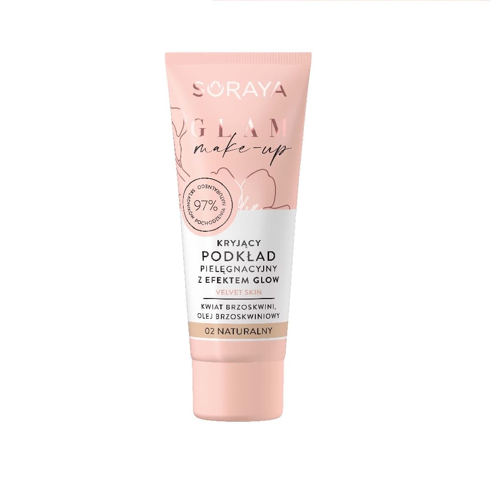 

Soraya Glam Make-Up Kryjący Podkład pielęgnacyjny z efektem Glow nr 02 naturalny 30ml