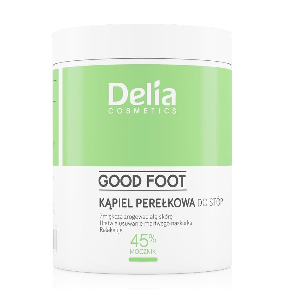 

Delia Cosmetics Good Foot Kąpiel perełkowa do stóp - 45% Mocznik 250g