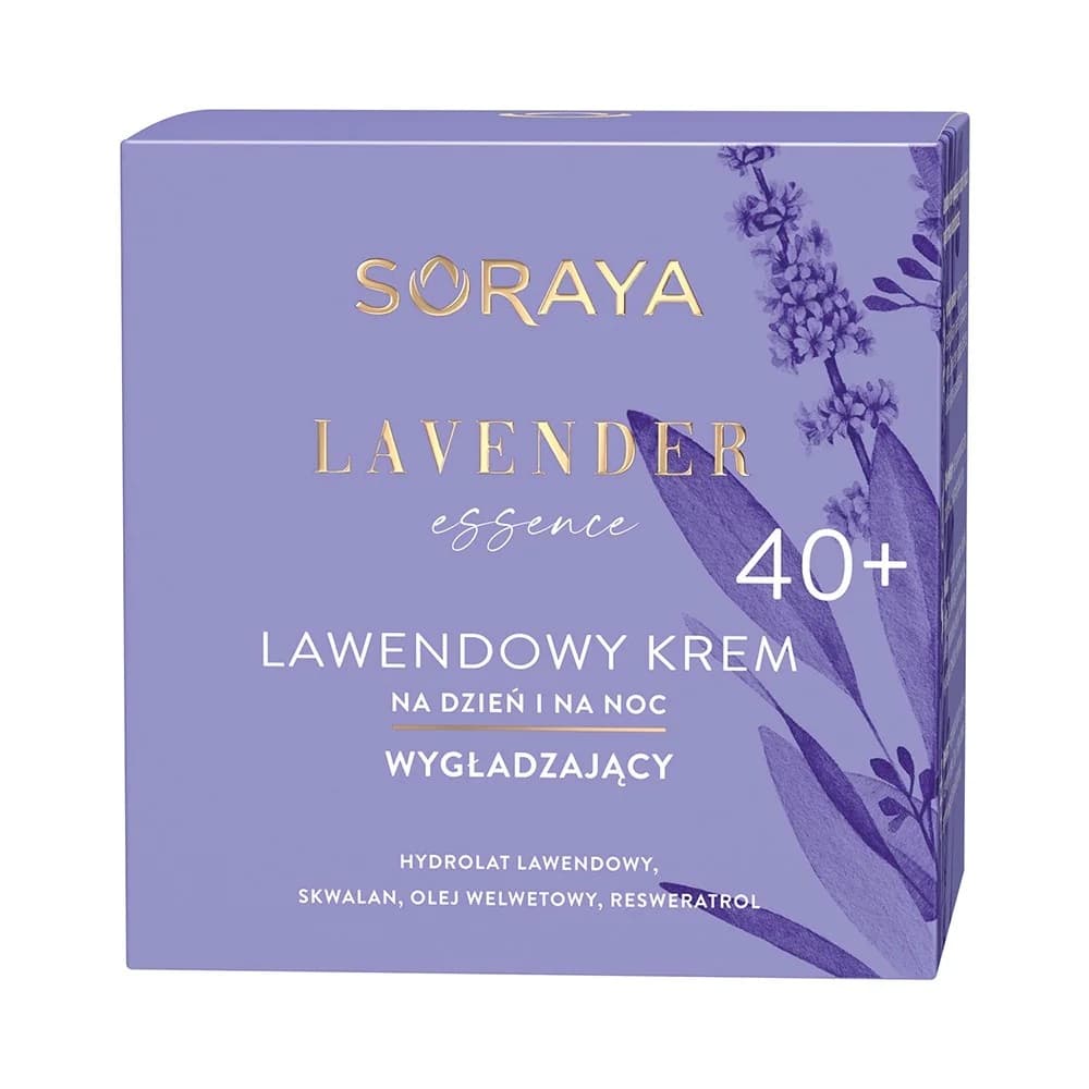 

Soraya Lavender Essence 40+ Lawendowy Krem wygładzający na dzień i noc 50ml