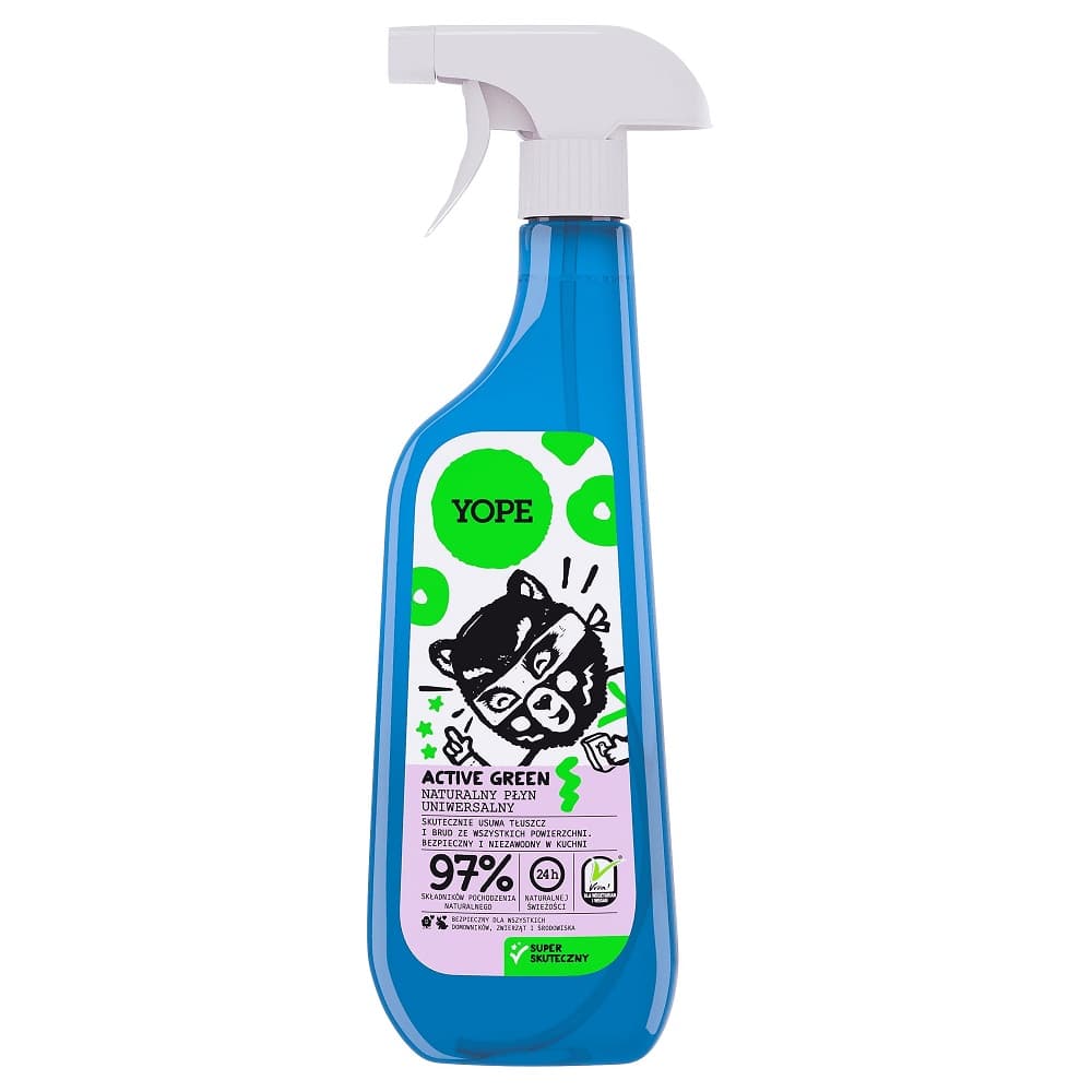 

PŁYN UNIWERSALNY ACTIVE GREEN 750ml - YOPE