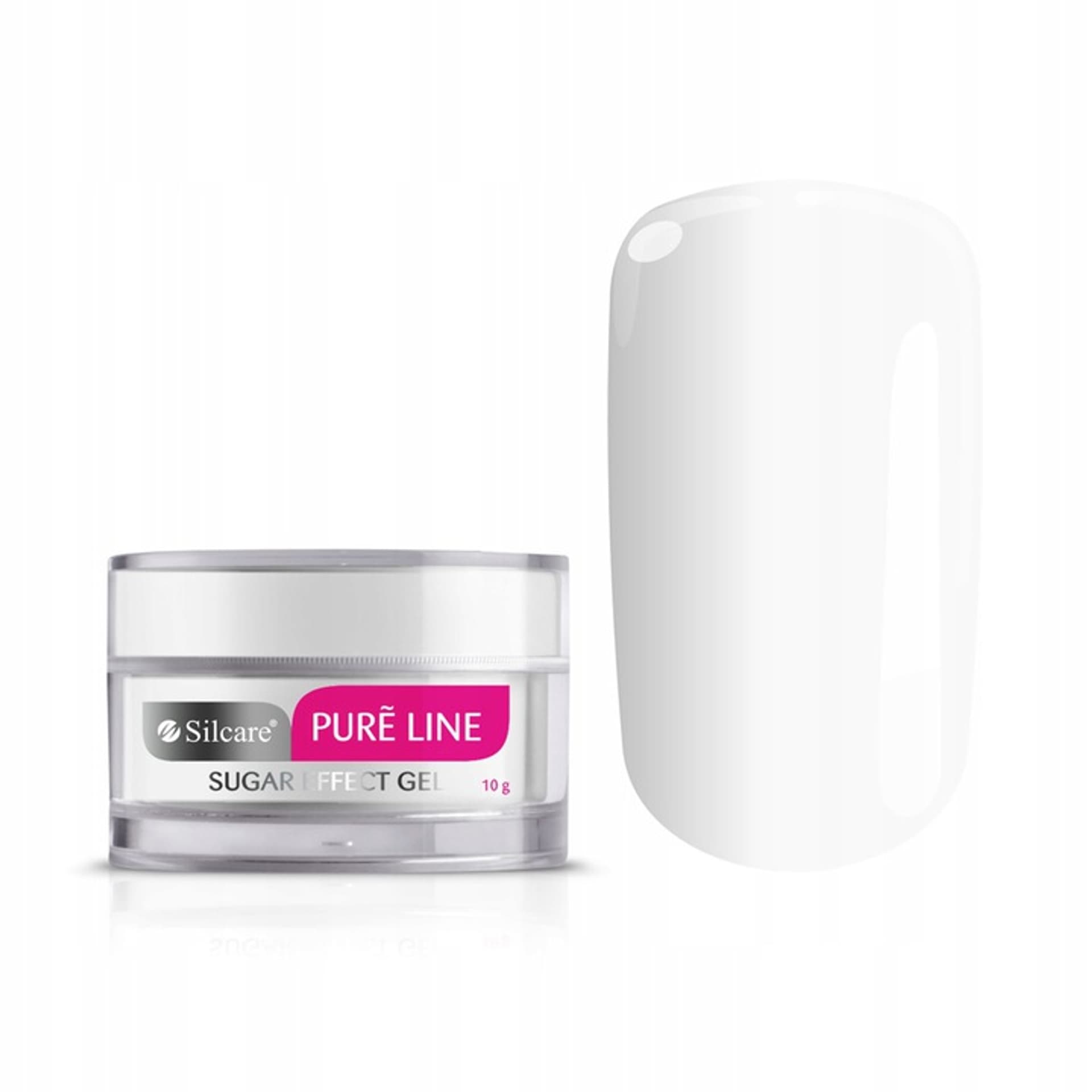 

SILCARE Sugar Effect Gel Pure Line żel do zdobień White 10g