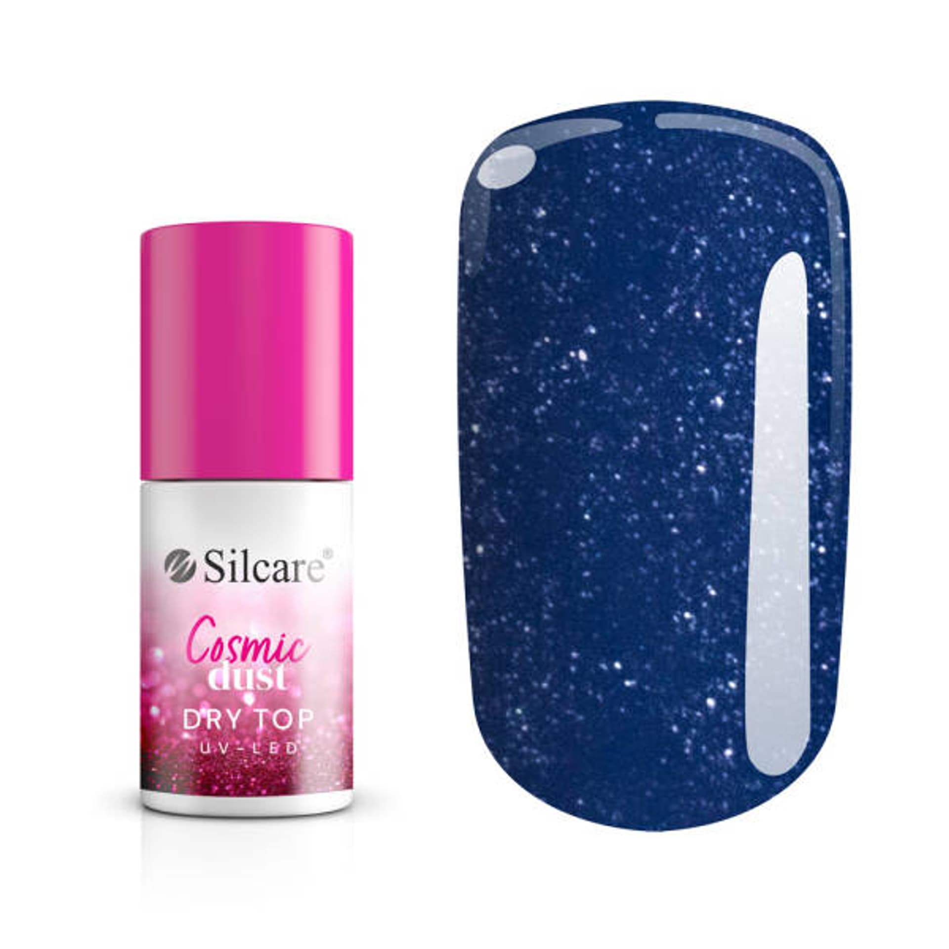 

Silcare Cosmic Dust Dry Top żel nawierzchniowy z drobinkami do lakierów hybrydowych 6.5g