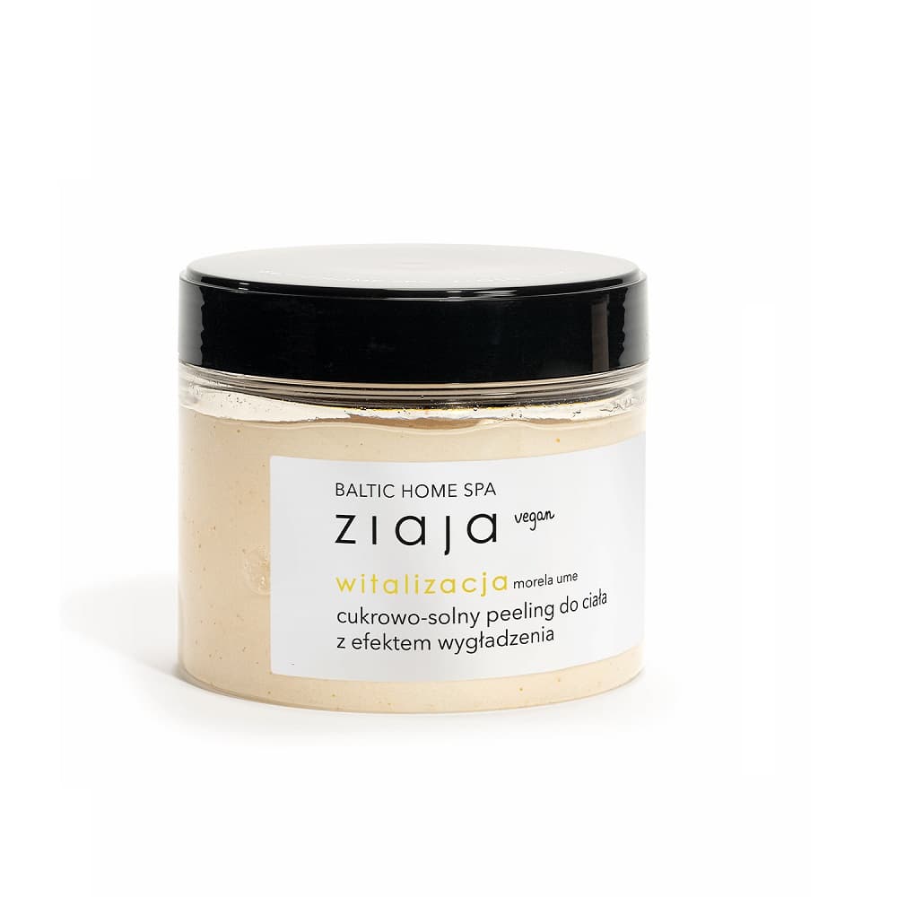 

Ziaja Baltic Home Spa Witalizacja cukrowo-solny peeling do ciała z efektem wygładzenia Morela Ume 300ml